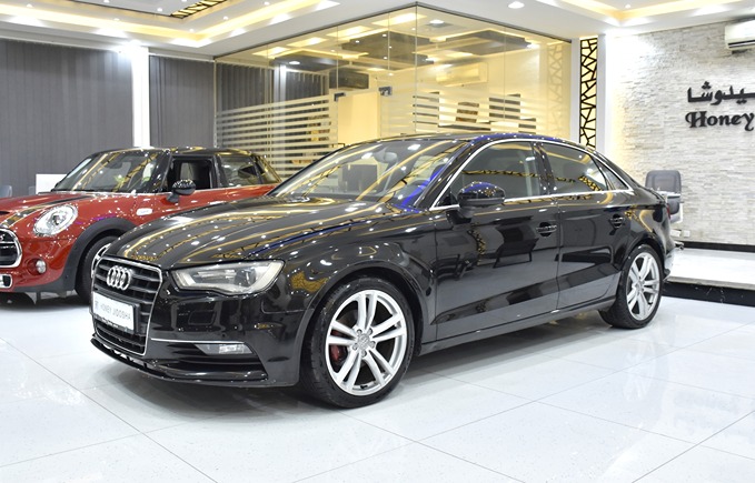 EXCELLENT DEAL for our Audi A3 30TFSi 1.4L ( 2016 Model ) in Black Color GCC Specs