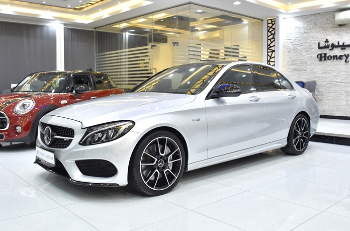 EXCELLENT DEAL for our Mercedes Benz C43 AMG ( 2017 Model ) in Silver Color Japanese Specs