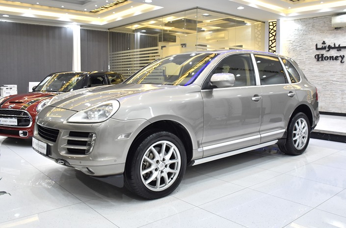 EXCELLENT DEAL for our Porsche Cayenne S ( 2009 Model ) in Beige Color GCC Specs