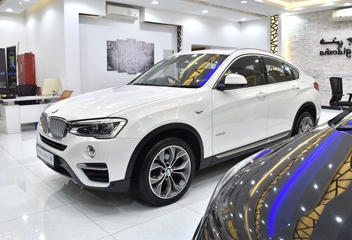 EXCELLENT DEAL for our BMW X4 xDrive35i ( 2015 Model ) in White Color GCC Specs