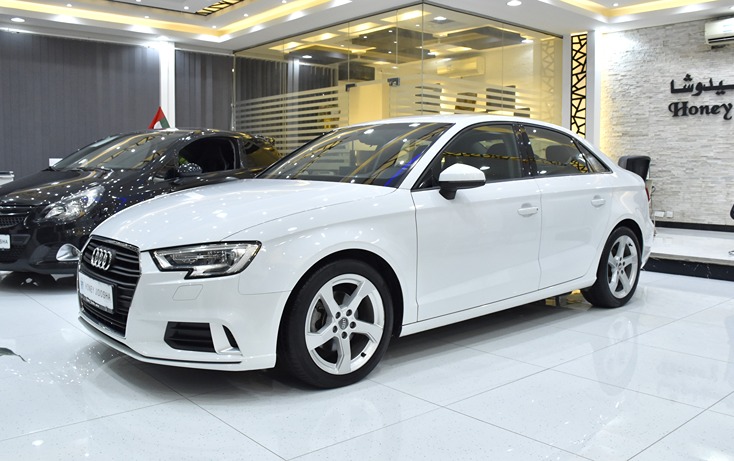 EXCELLENT DEAL for our Audi A3 30TFSi ( 2020 Model ) in White Color GCC Specs