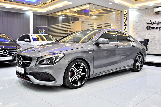 ORIGINAL PAINT ( صبغ وكاله ) Mercedes Benz CLA 250 ( 2018 Model ) in Grey Color GCC Specs