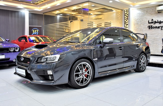 EXCELLENT DEAL for our Subaru WRX STI AWD ( 2017 Model ) in Grey Color GCC Specs