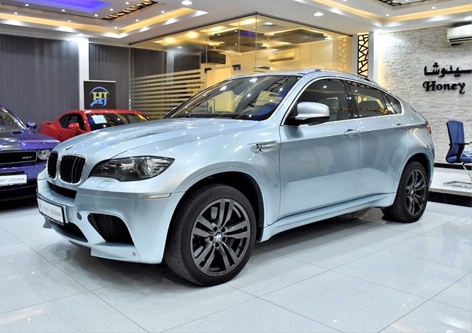 EXCELLENT DEAL for our BMW X6 M ( 2010 Model ) in SkyBlue Color GCC Specs