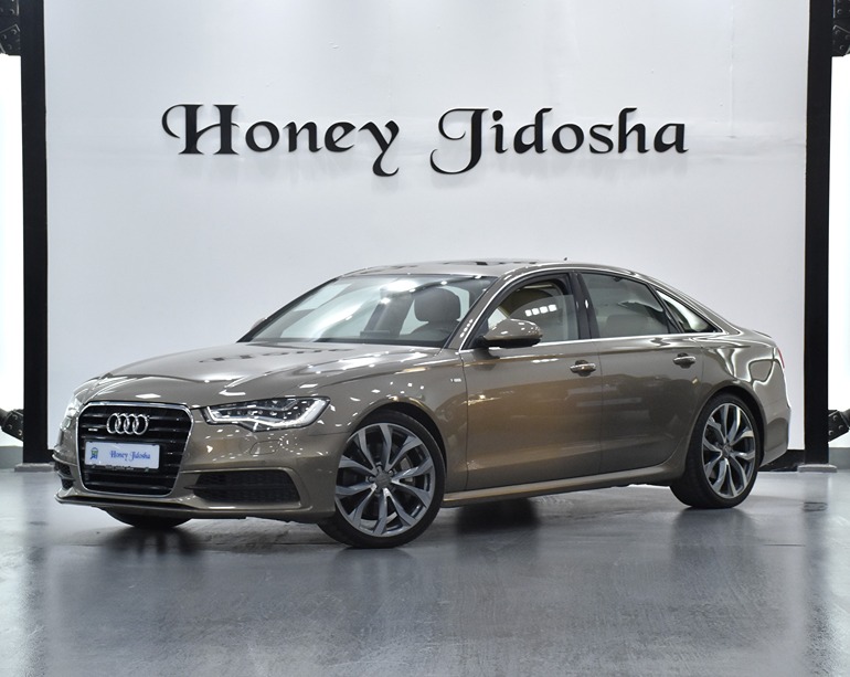 EXCELLENT DEAL for our Audi A6 S-Line 50TFSi QUATTRO ( 2015 Model ) in Brown / Beige Color GCC Specs