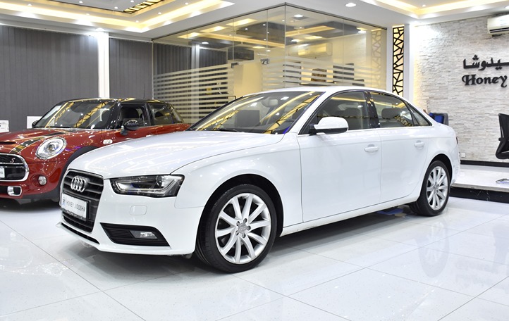 EXCELLENT DEAL for our Audi A4 ( 2014 Model ) in White Color GCC Specs